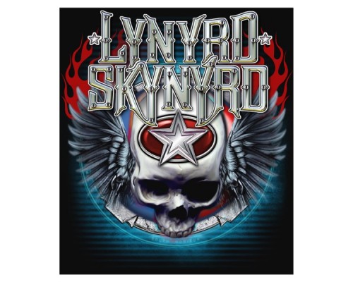 Enseigne Lynyrd Skynyrd en métal Winged Skull